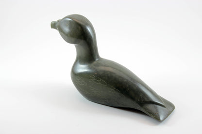 Inuit Soapstone Sculpture Arctic Water Bird