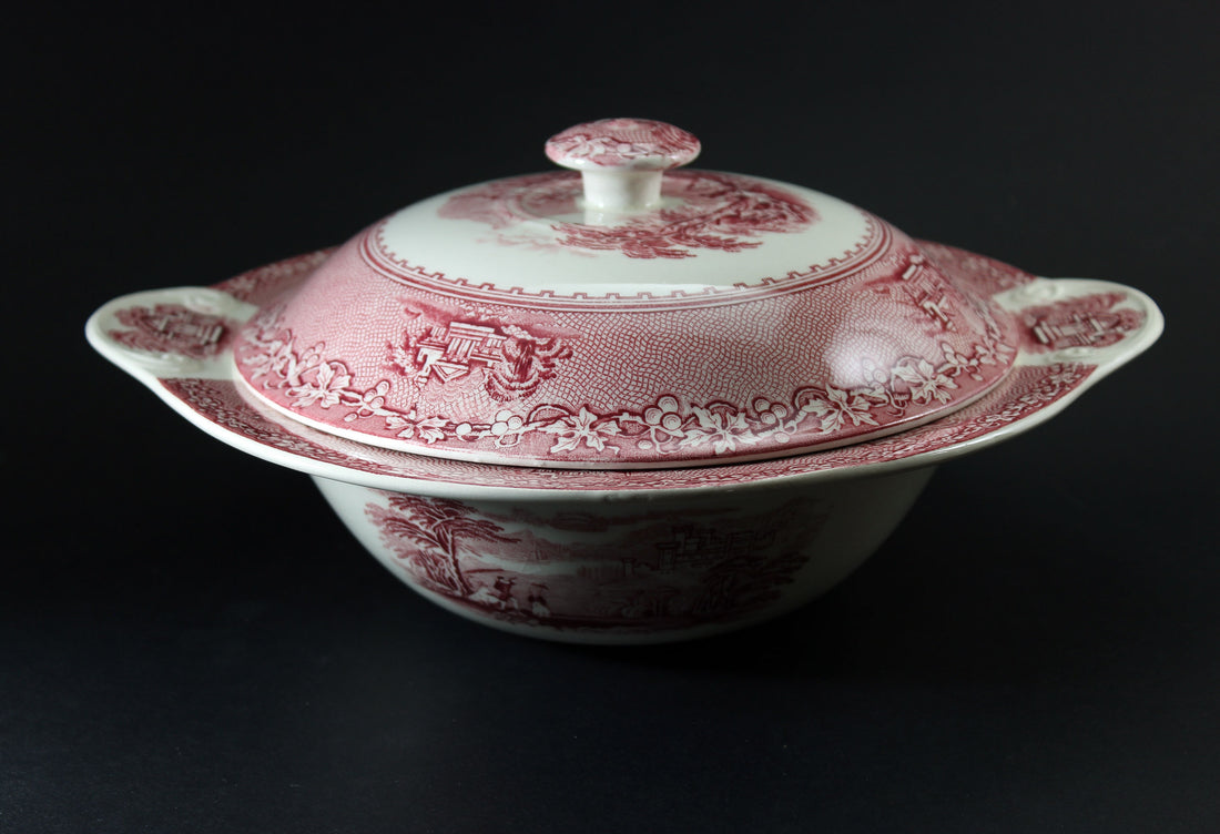 Jenny Lind 1795, Covered Vegetable Bowl, Royal Staffordshire Pottery