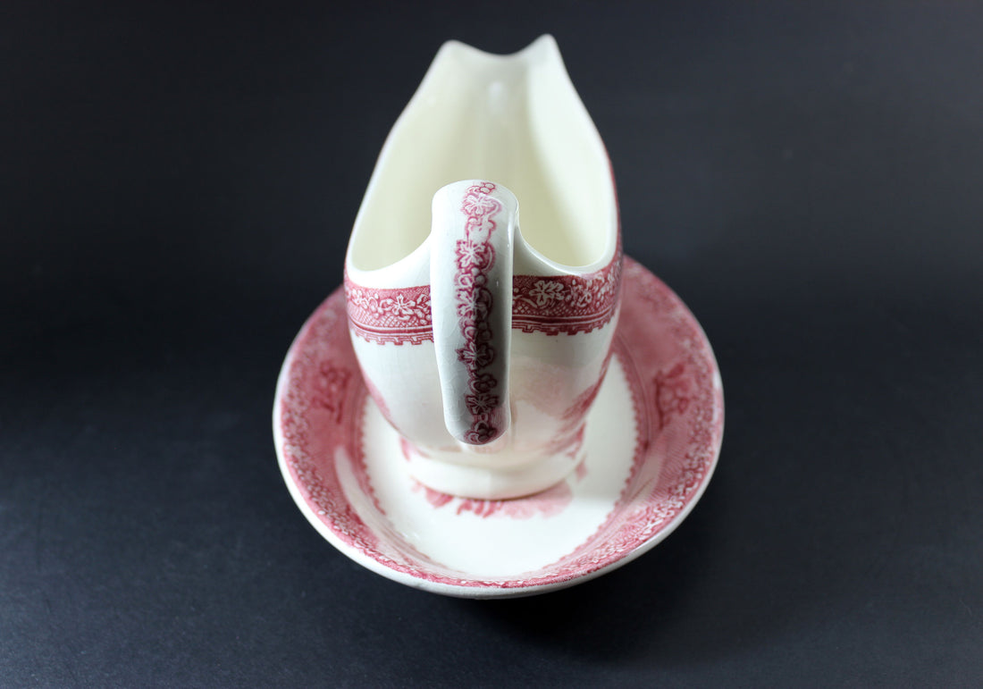 Jenny Lind 1795, Gravy Boat and Under Plate, Royal Staffordshire Pottery
