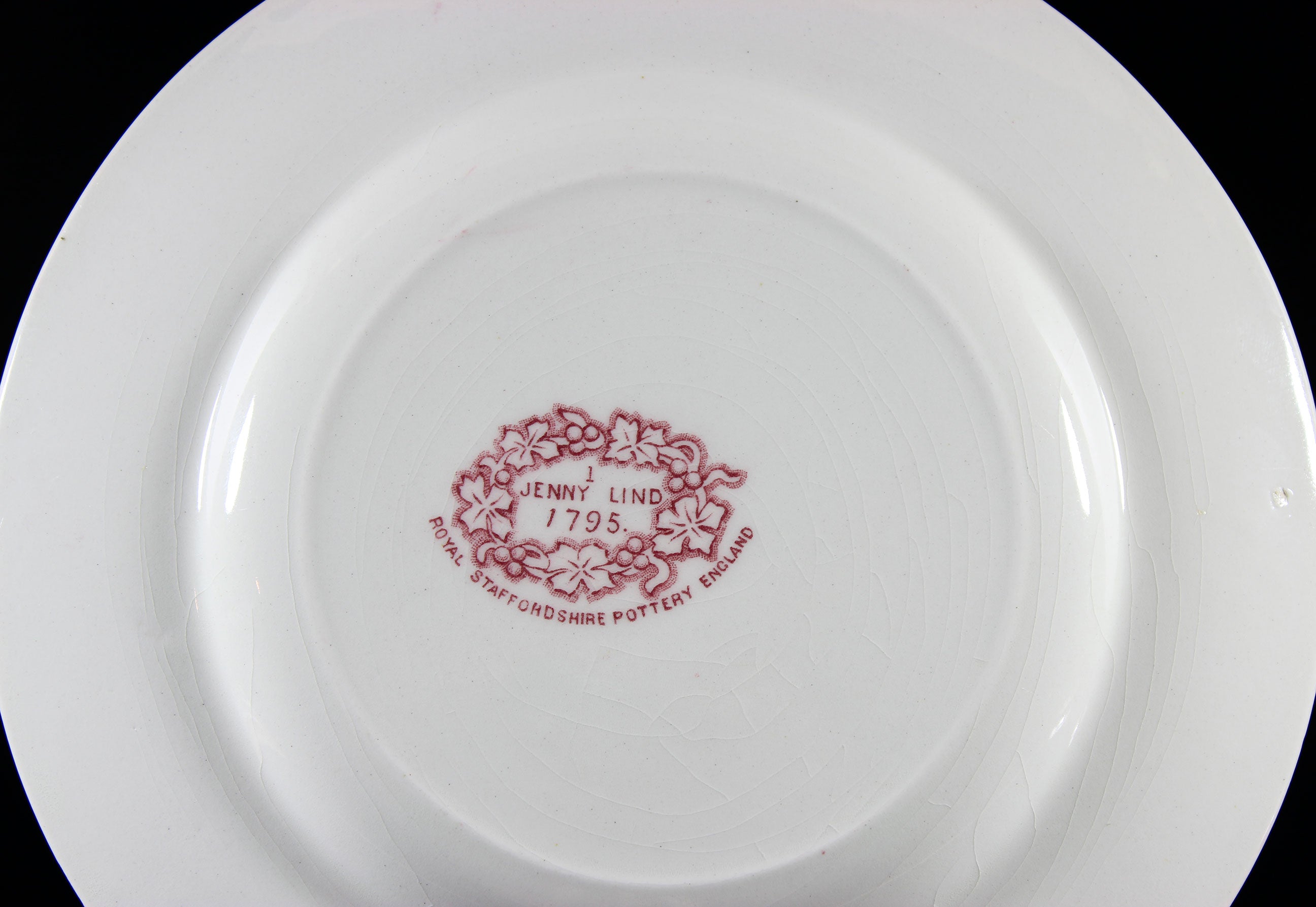 Jenny Lind 1795, Red,  Place Setting