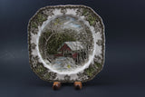 Johnson Brothers-Square Salad Plate-The Covered Bridge