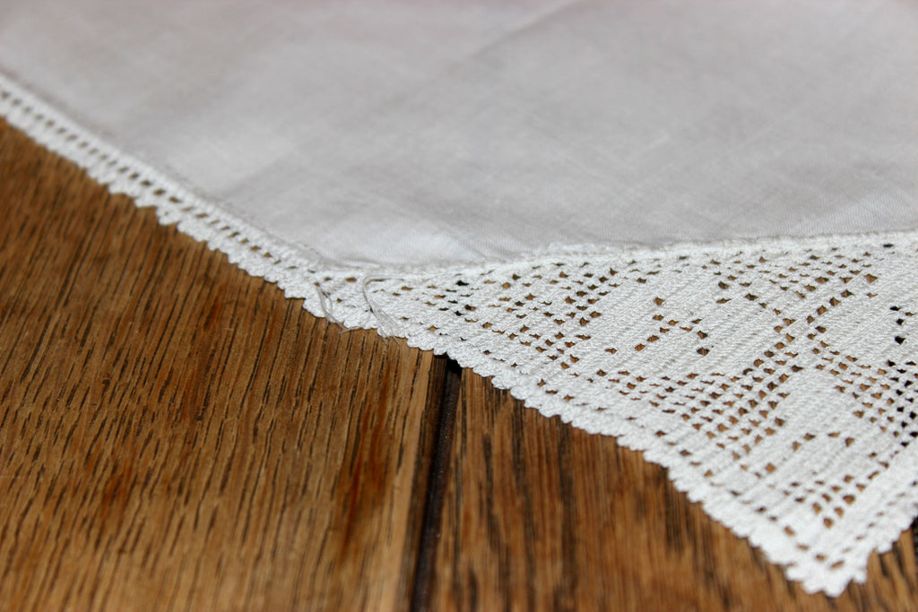 RIANGI Linen Napkins Set of 12 (12x12 Inches) with Lace, Linen Napkins  Bulk,Cloth Napkin,Tea Party Napkins Fabric Napkins, Beige Linen Napkins -  Lace