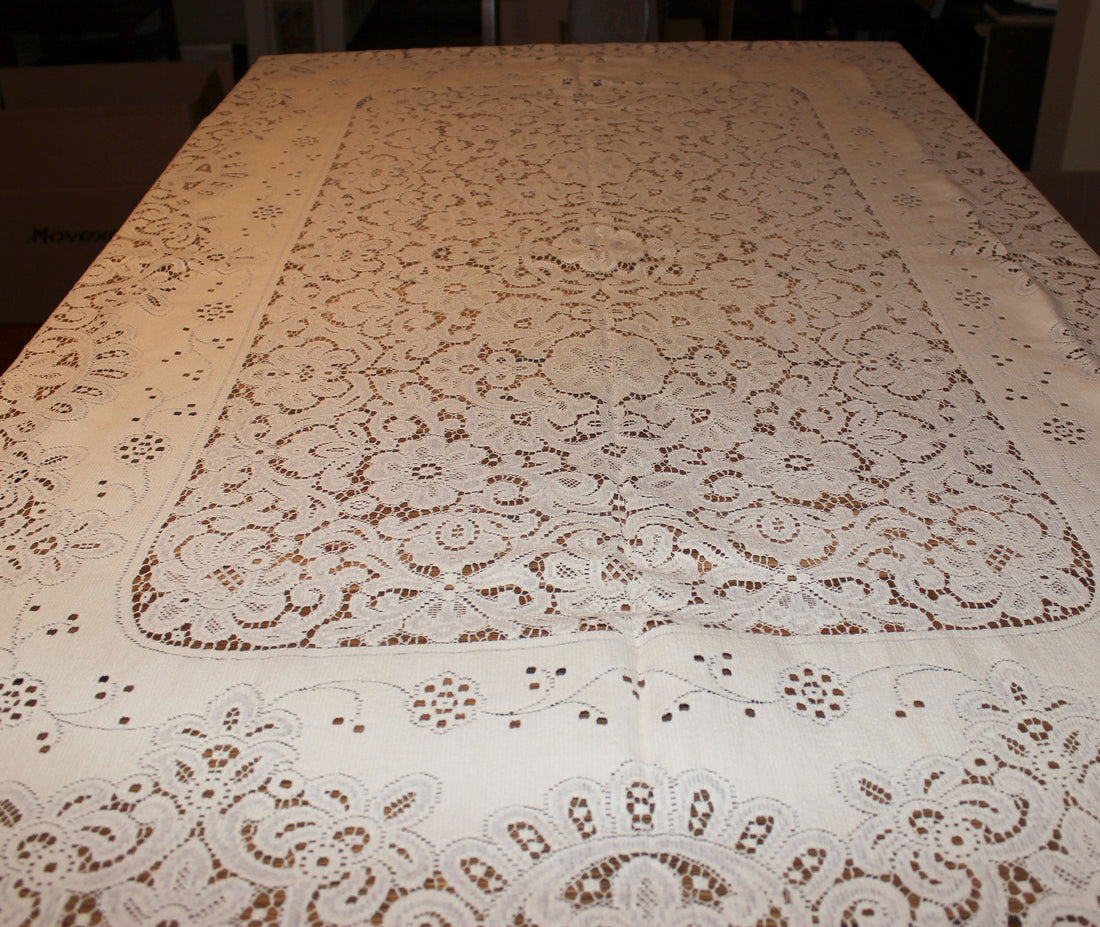 Lace Tablecloth, Vintage