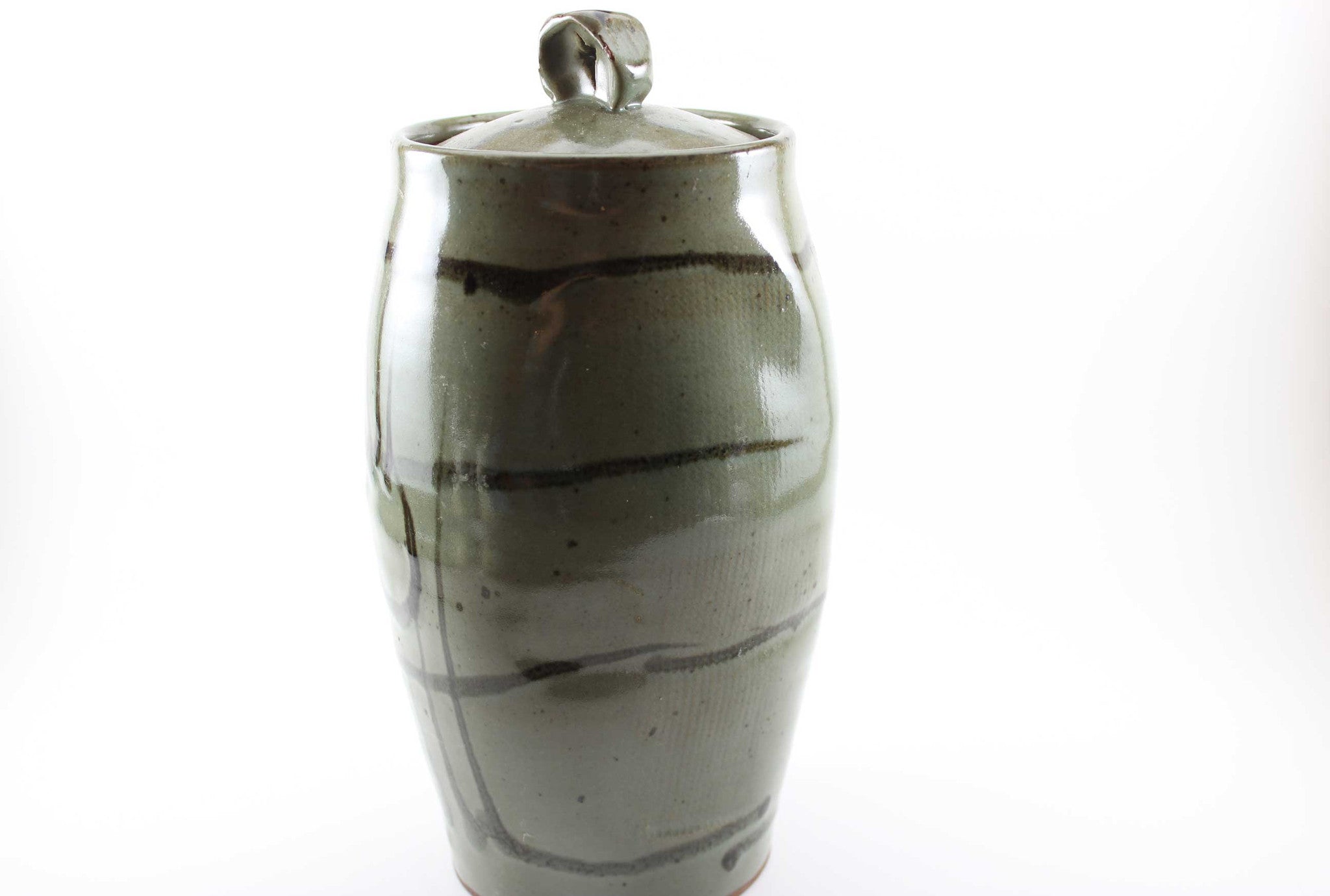 Studio Art Pottery Large Vase with Lid