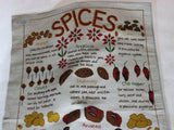 Linen Tea Towel, Ireland, Spices