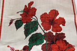 Richardson's Irish Linen Tea Towel, Hibiscus