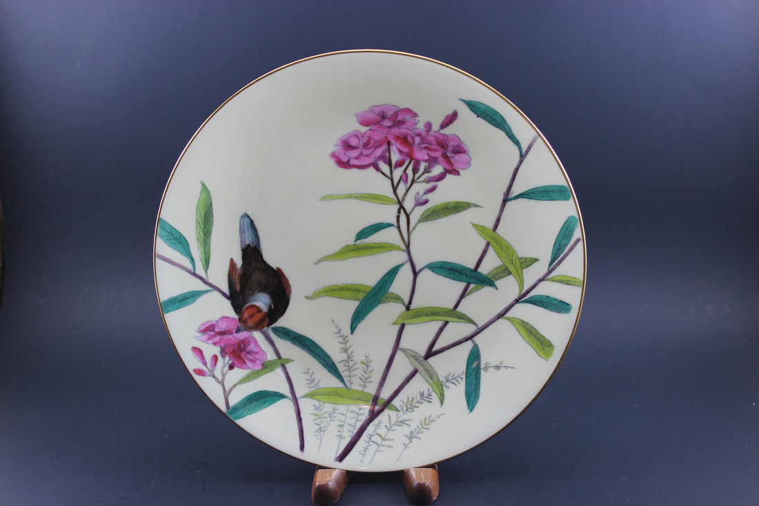 Mintons Essex Birds - Antique Plate, Circa 1880-1890