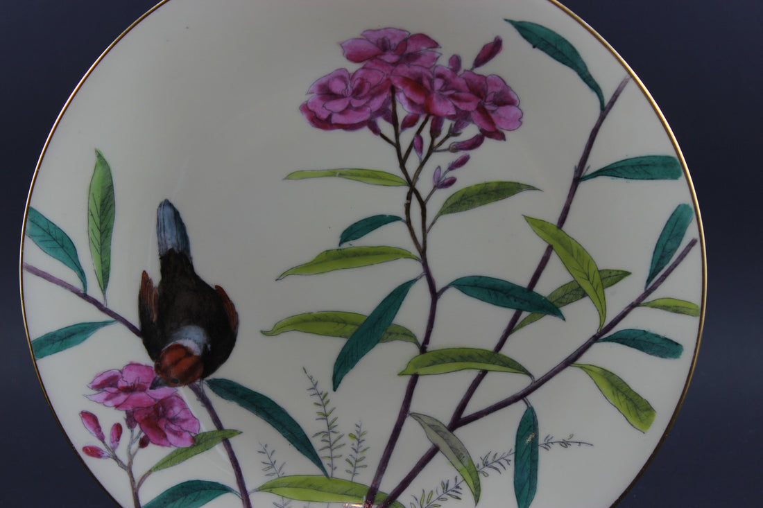 Mintons Essex Birds - Antique Plate, Circa 1880-1890