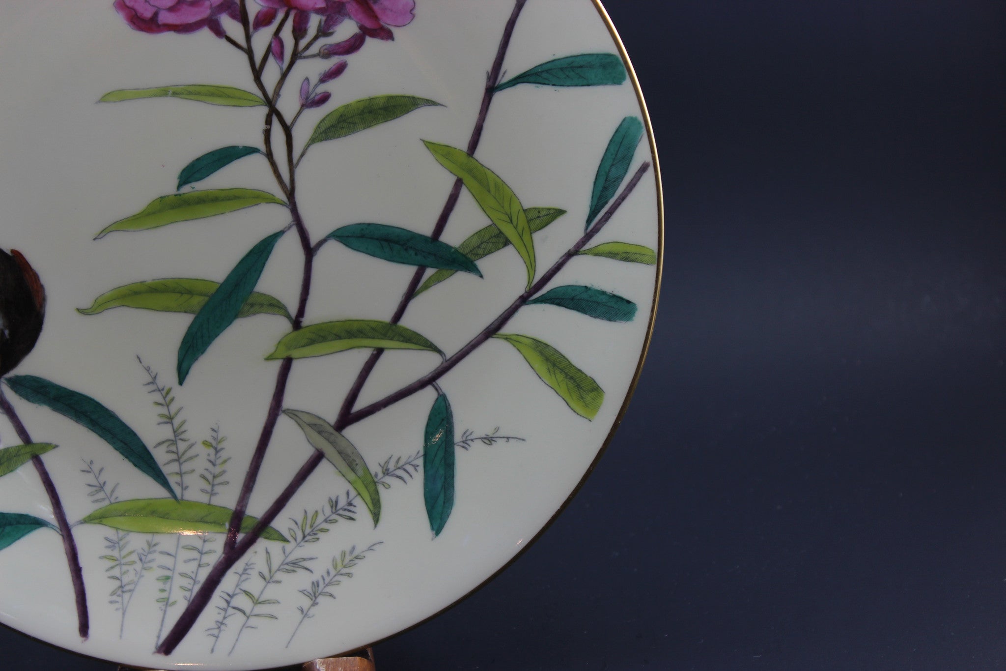 Mintons Essex Birds - Antique Plate, Circa 1880-1890