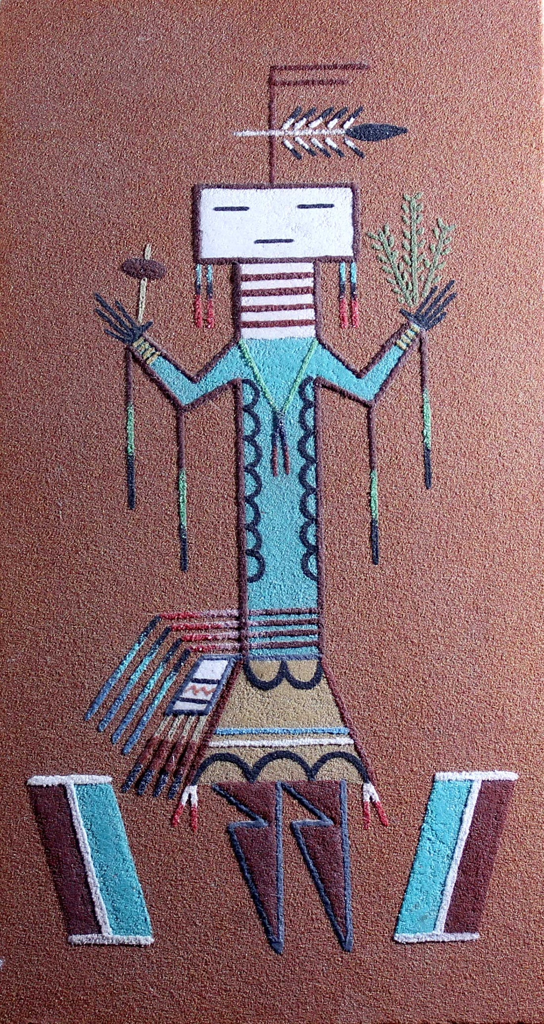 Mitchell Silas, Navajo Sandpainting