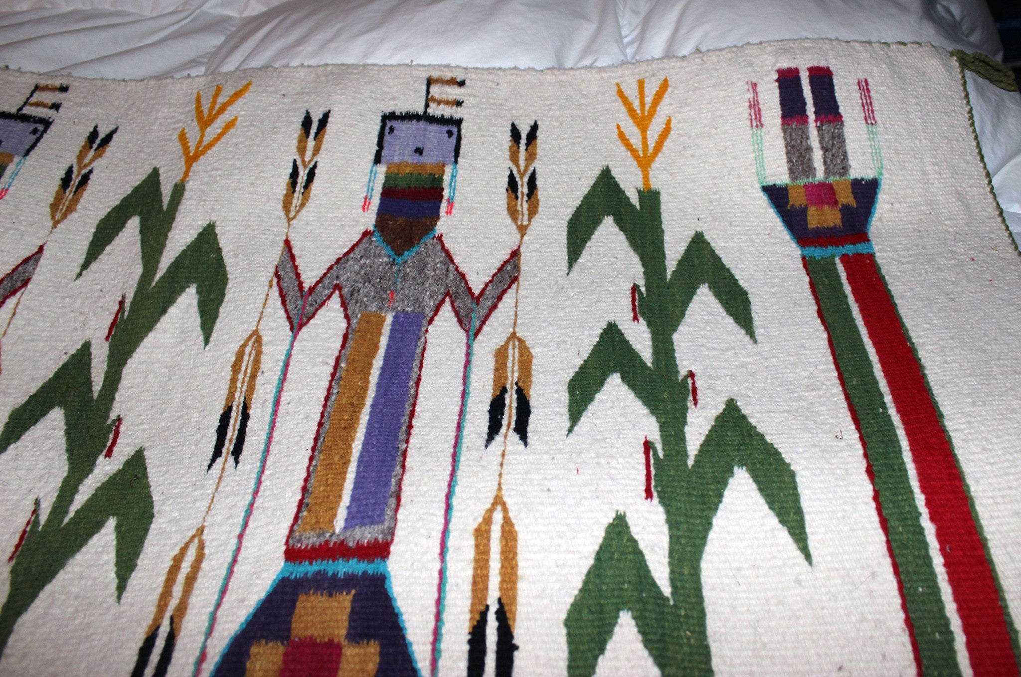 Navajo Yei Wool Rug, Shiprock, New Mexico