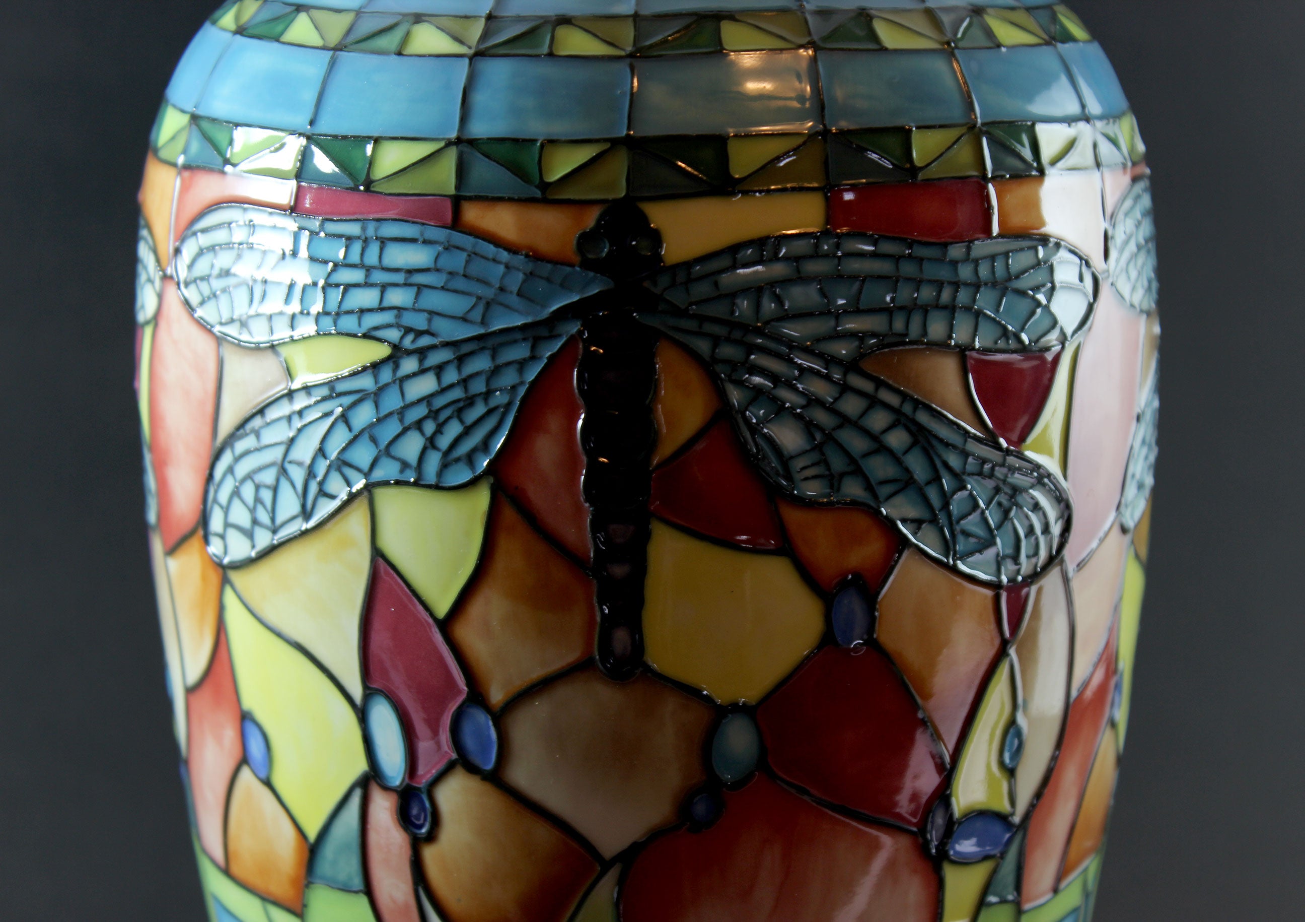 Old Tuptonware, Large Dragonfly Vase