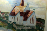 Peggy's Cove Church-Watercolour
