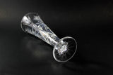 Pinwheel Crystal-Trumpet Bud Vase
