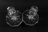 Czech Bohemia Pinwheel Crystal-Candlesticks