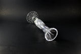 Pinwheel Crystal-Fluted Bud Vase