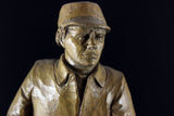 Roger Bourgault Sculpture, Seated Hunter