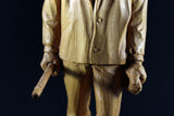 Roger Bourgault, Wood Sculpture, Hunter