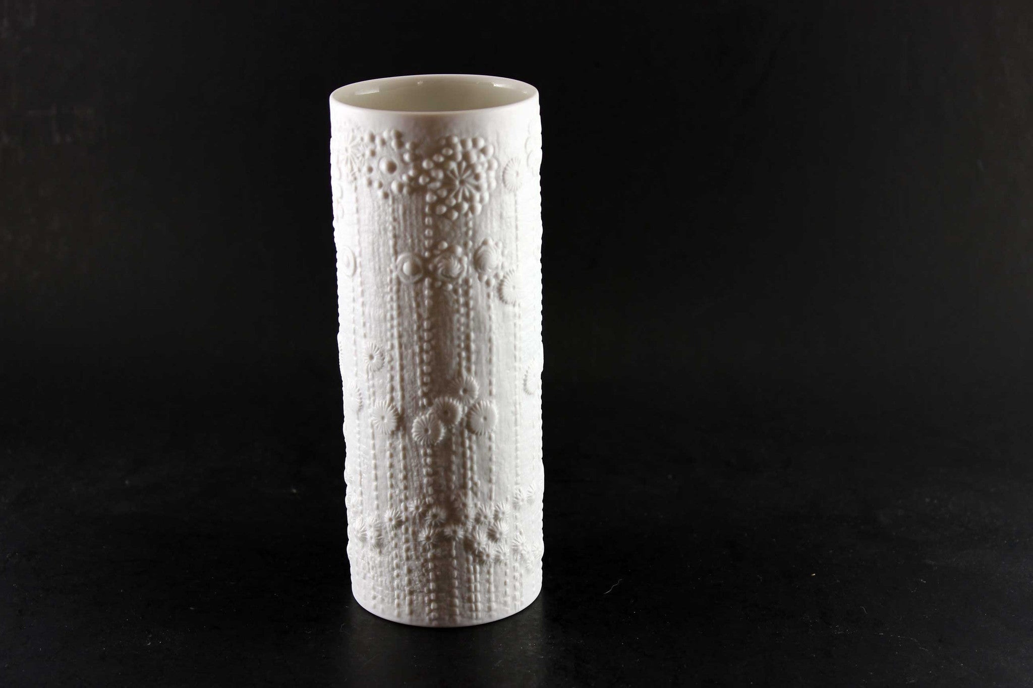 Rosenthal Studio Line White Bisque Porcelain Vase, signed Martin 