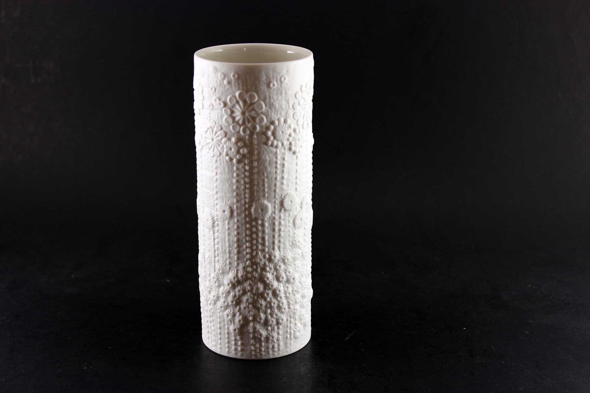 Rosenthal Studio Line White Bisque Porcelain Vase, signed Martin 