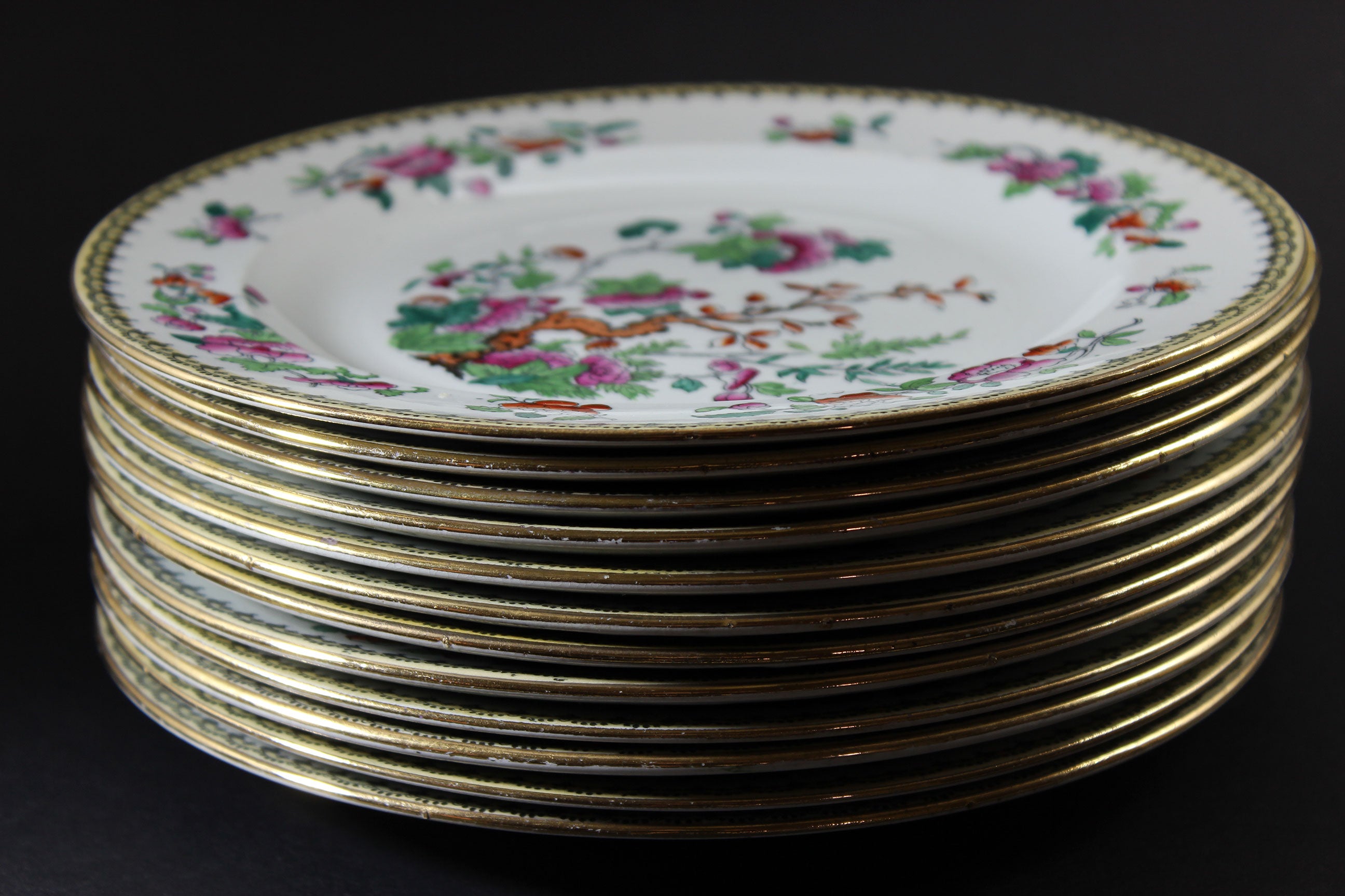 Antique Royal Doulton Indian Tree Plates