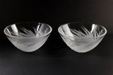 Salviati Murano Glass Bowls, Piume 