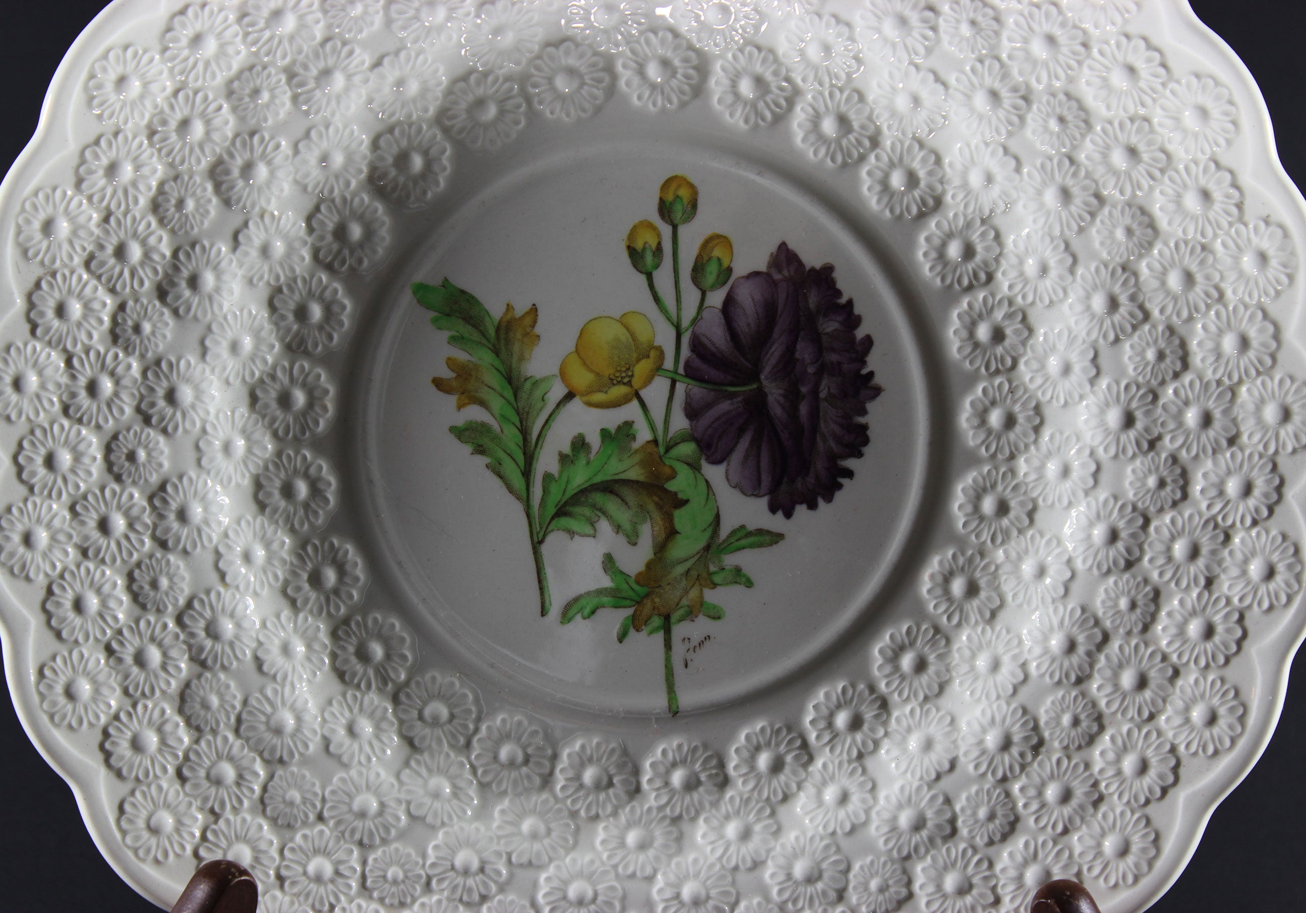 Spode Fernleigh Pattern, Luncheon Plate, Poppy No. 9