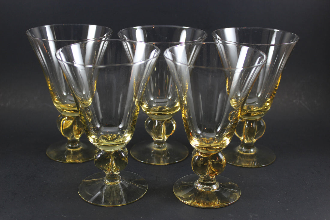 Crystal Stemware, Gulli (Gold) by Swedish