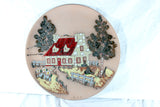 Terracotta Decorative Art Plate Signed Tremblay
