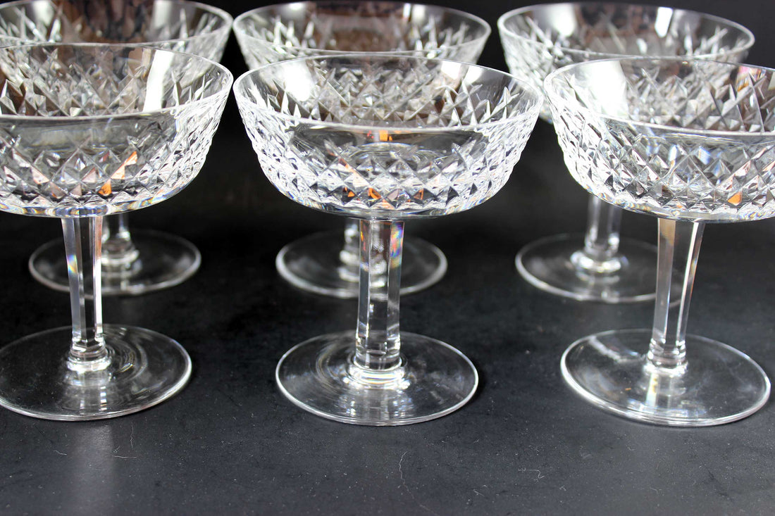 Waterford Crystal, Alana, High Dessert/Champagne Glasses