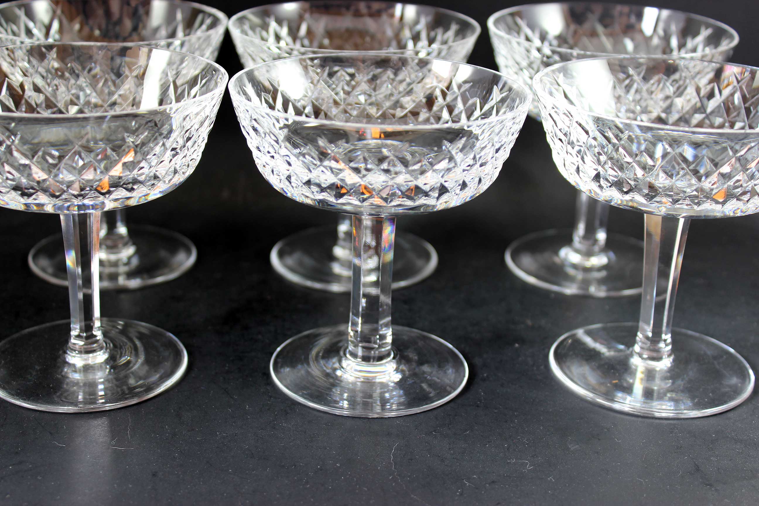 Waterford Crystal, Alana, High Dessert/Champagne Glasses