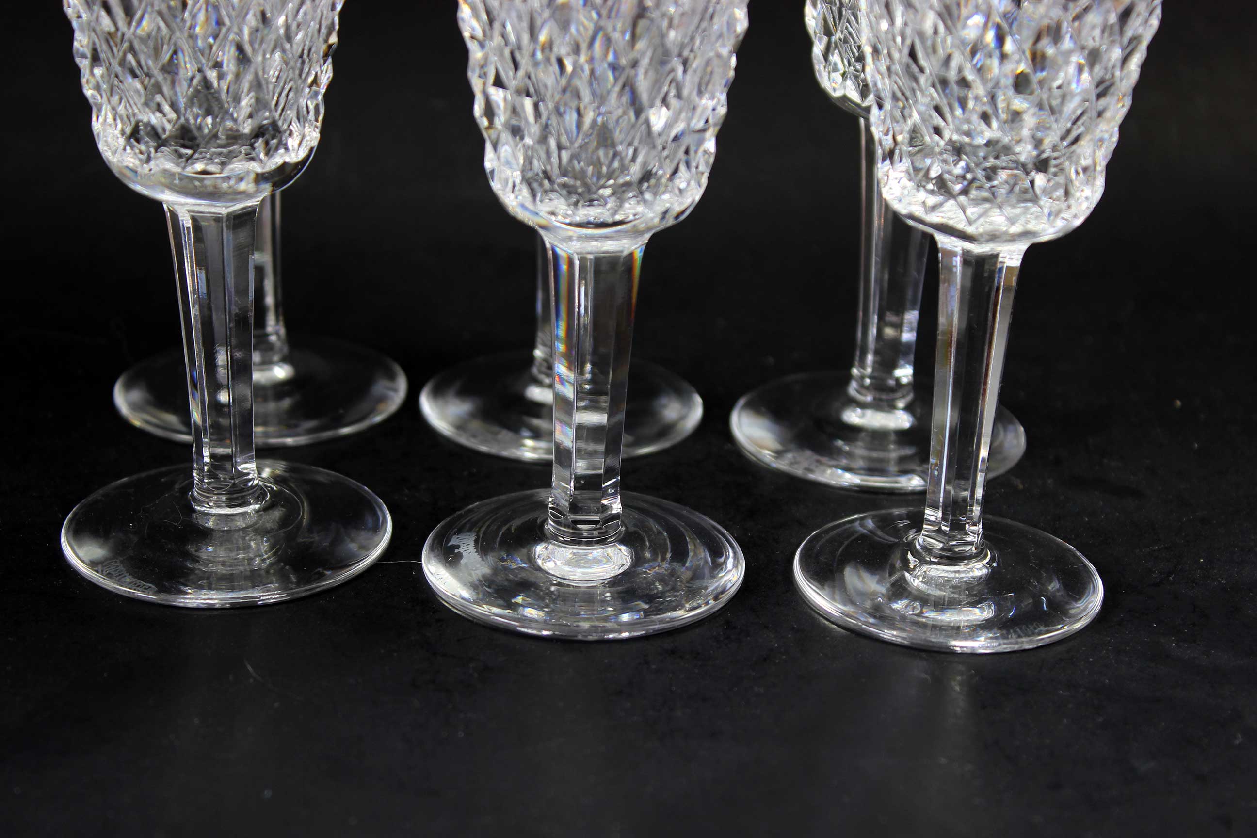 Vintage Waterford Crystal buy Alana Pattern Port glass 4 1/2” x 2”