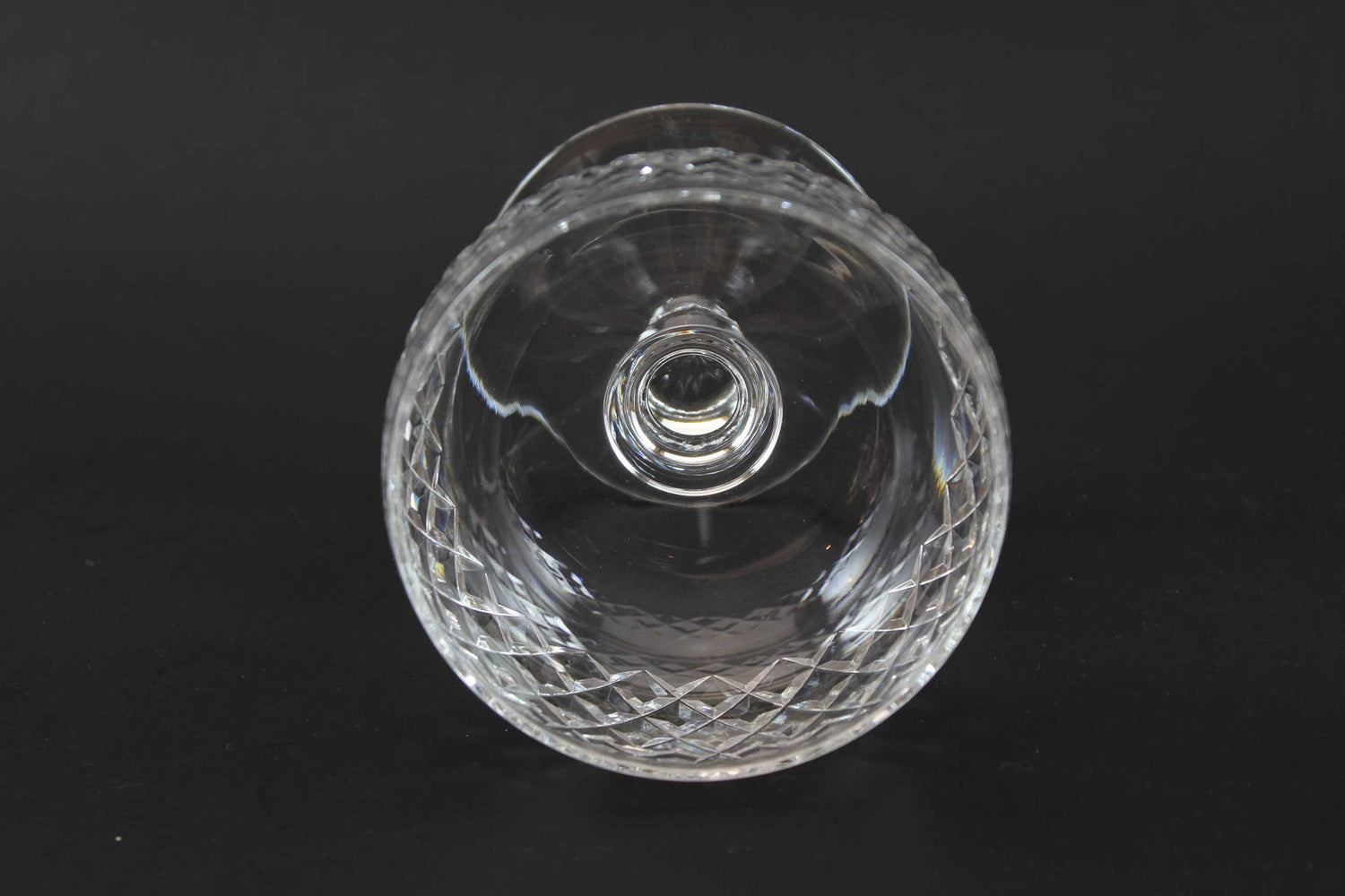 Waterford Crystal-Champagne in Boyne Pattern (Cut Foot)
