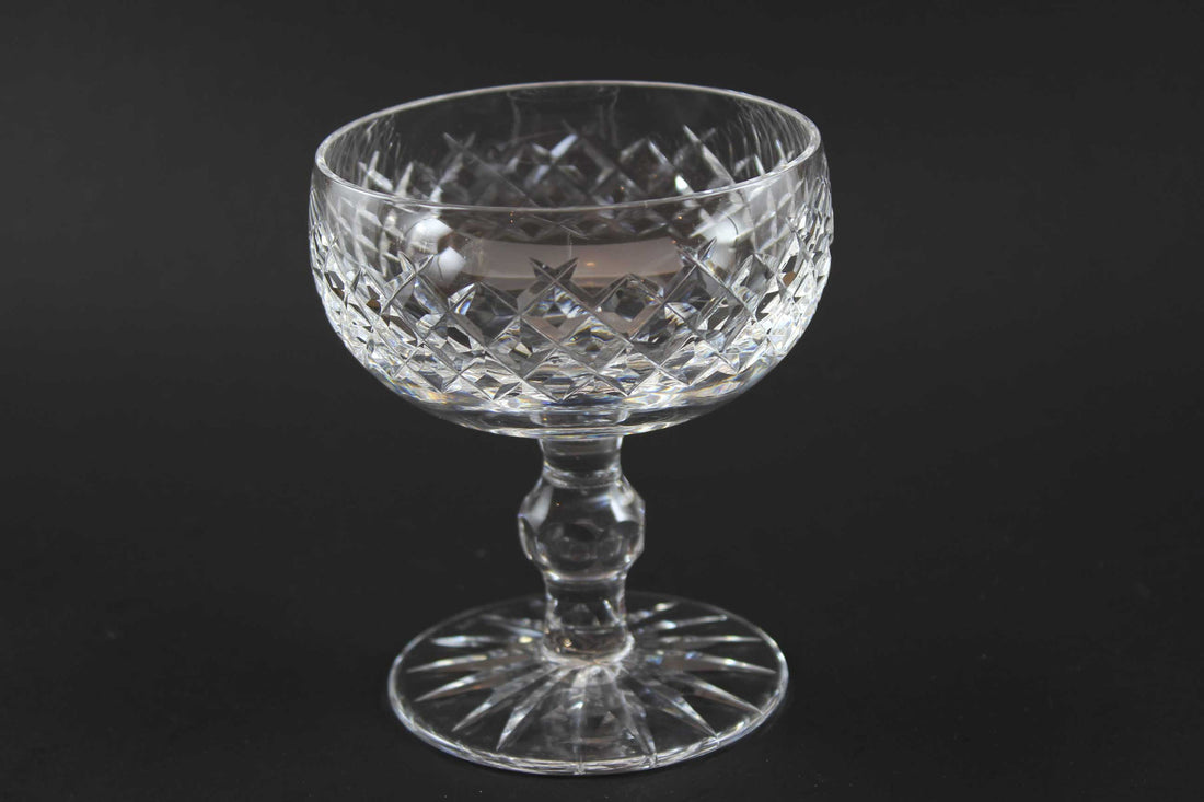 Waterford Crystal-Champagne in Boyne Pattern (Cut Foot)