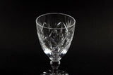 Webb Corbett Crystal, Red Wine Glasses, Chantilly