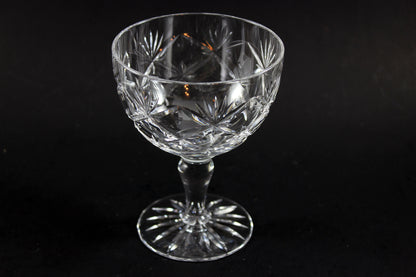 Webb Corbett Champagne or Sorbet Glasses, Chantilly