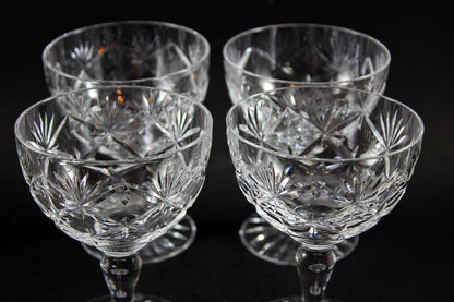 Webb Corbett Champagne or Sorbet Glasses, Chantilly