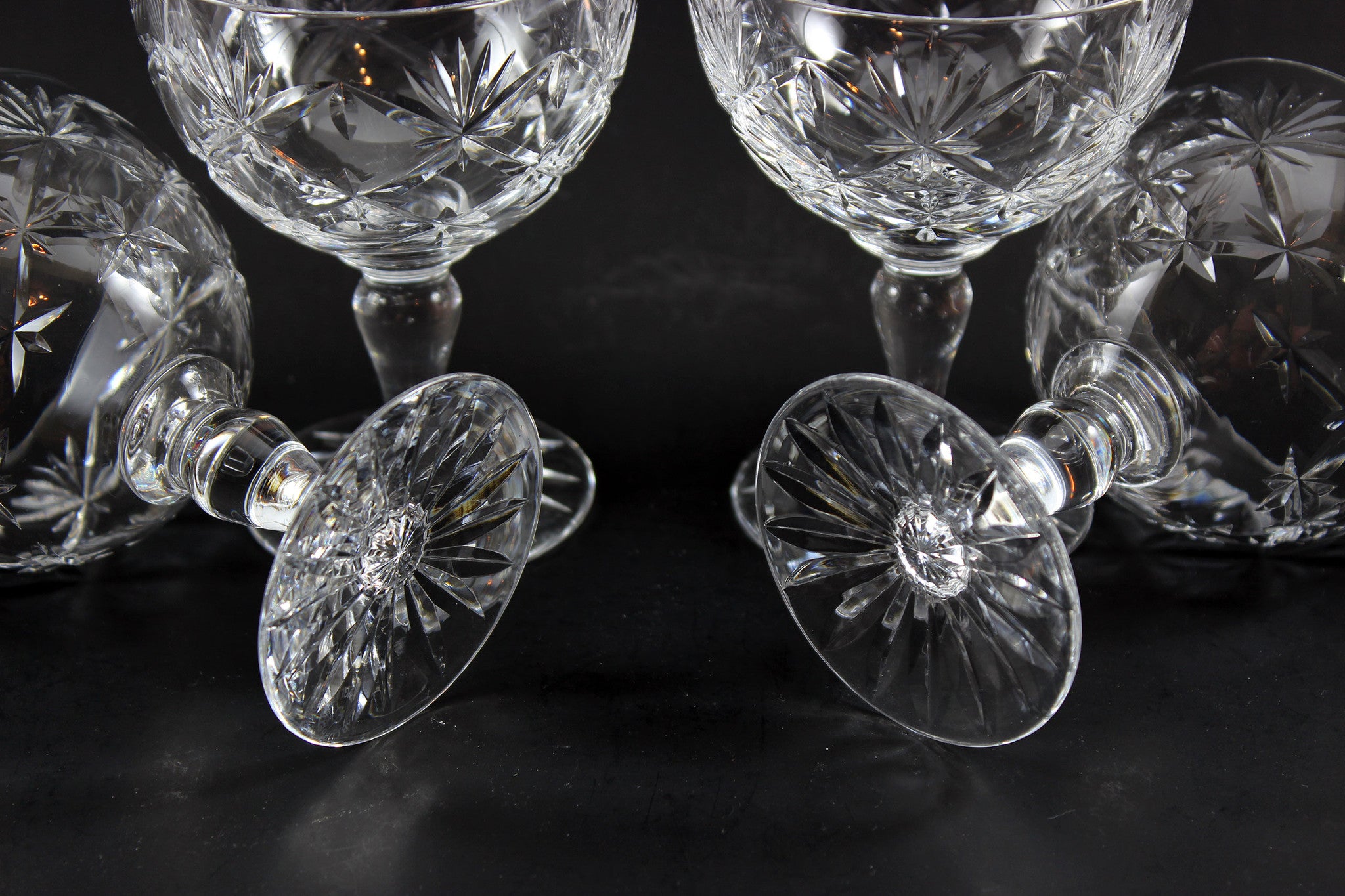 Webb Corbett Champagne or Sorbet Glasses, Chantilly