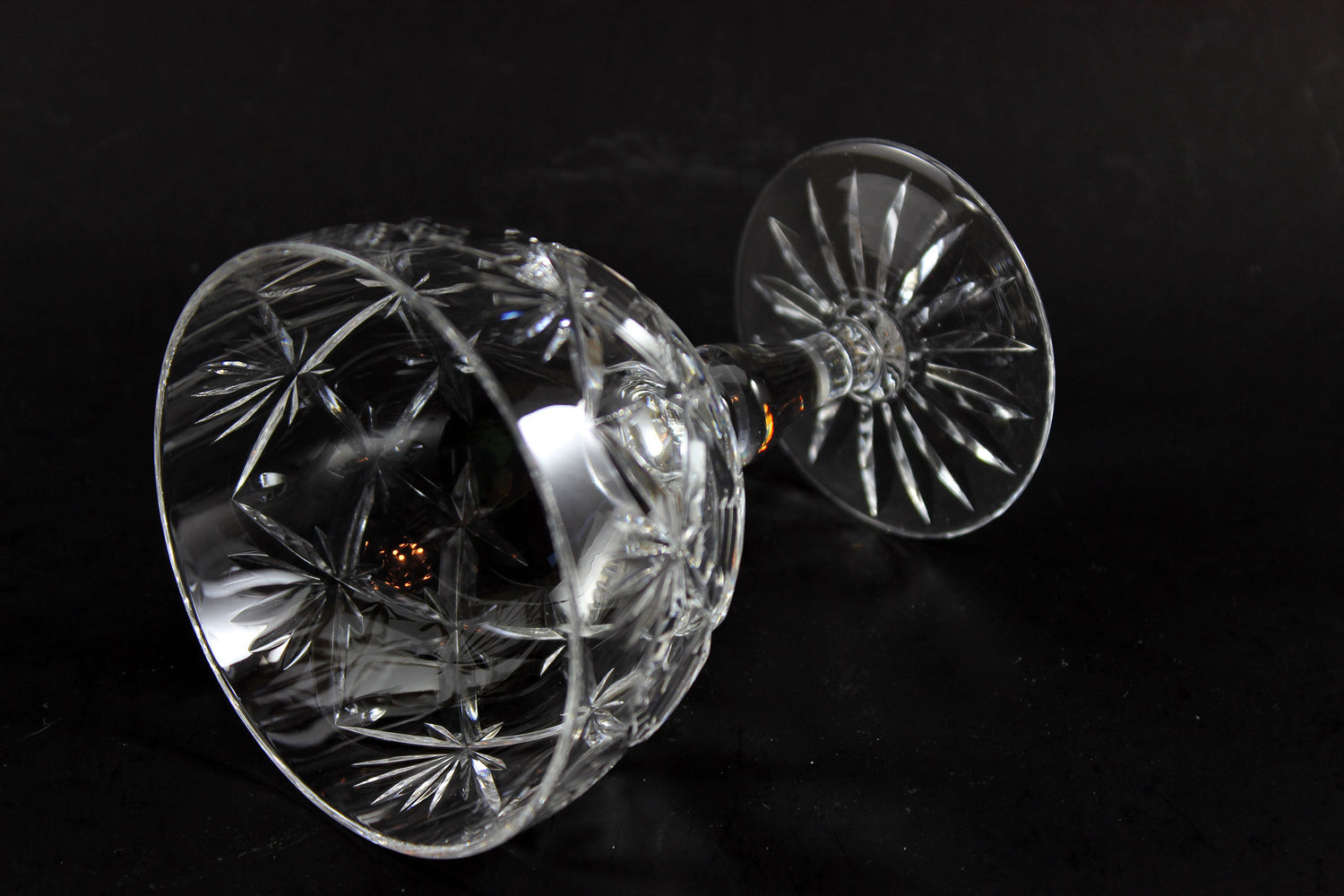 Webb Corbett Champagne or Sorbet Glasses, Chantilly