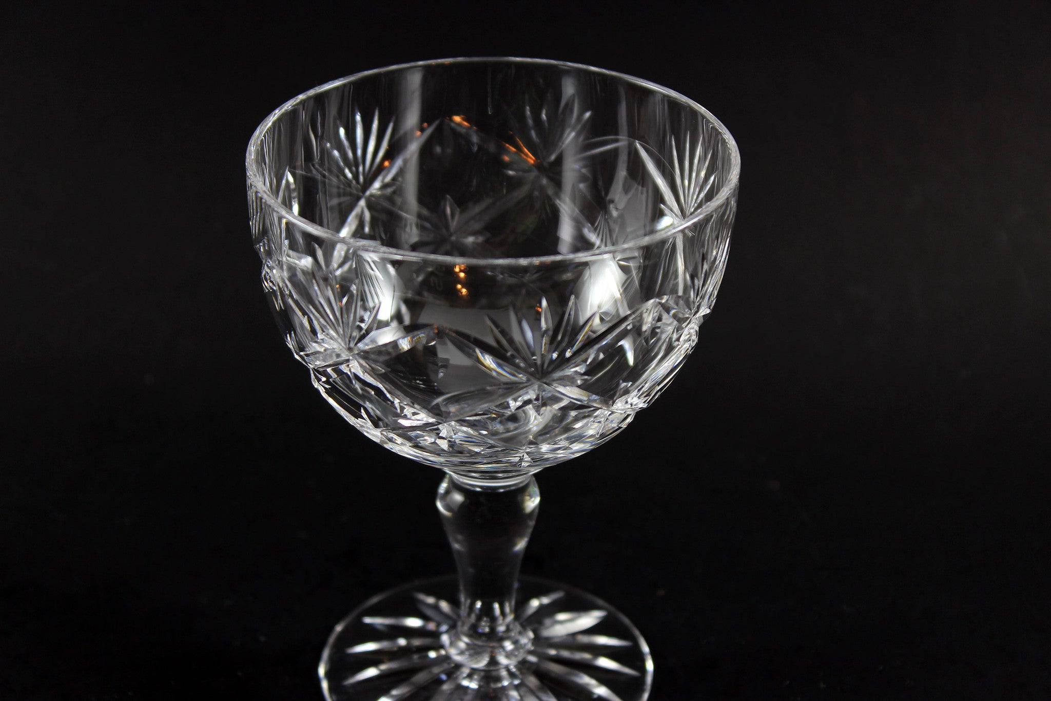 Webb Corbett Champagne or Sorbet Glasses, Chantilly