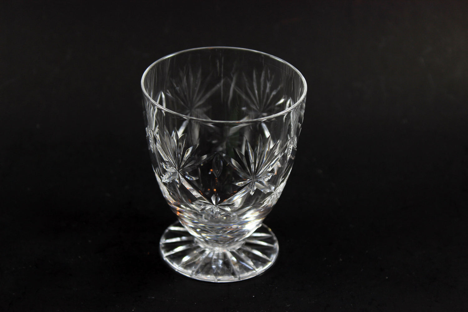 Webb Corbett Crystal, Footed Tumbler Glasses, Chantilly