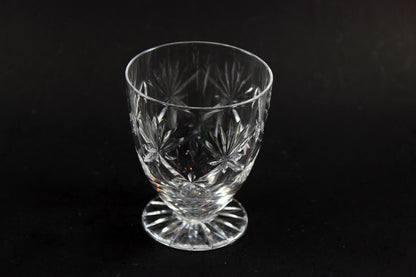Webb Corbett Crystal, Footed Tumbler Glasses, Chantilly