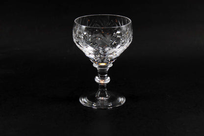 Webb Corbett Crystal, Port Glasses, Georgian Pattern