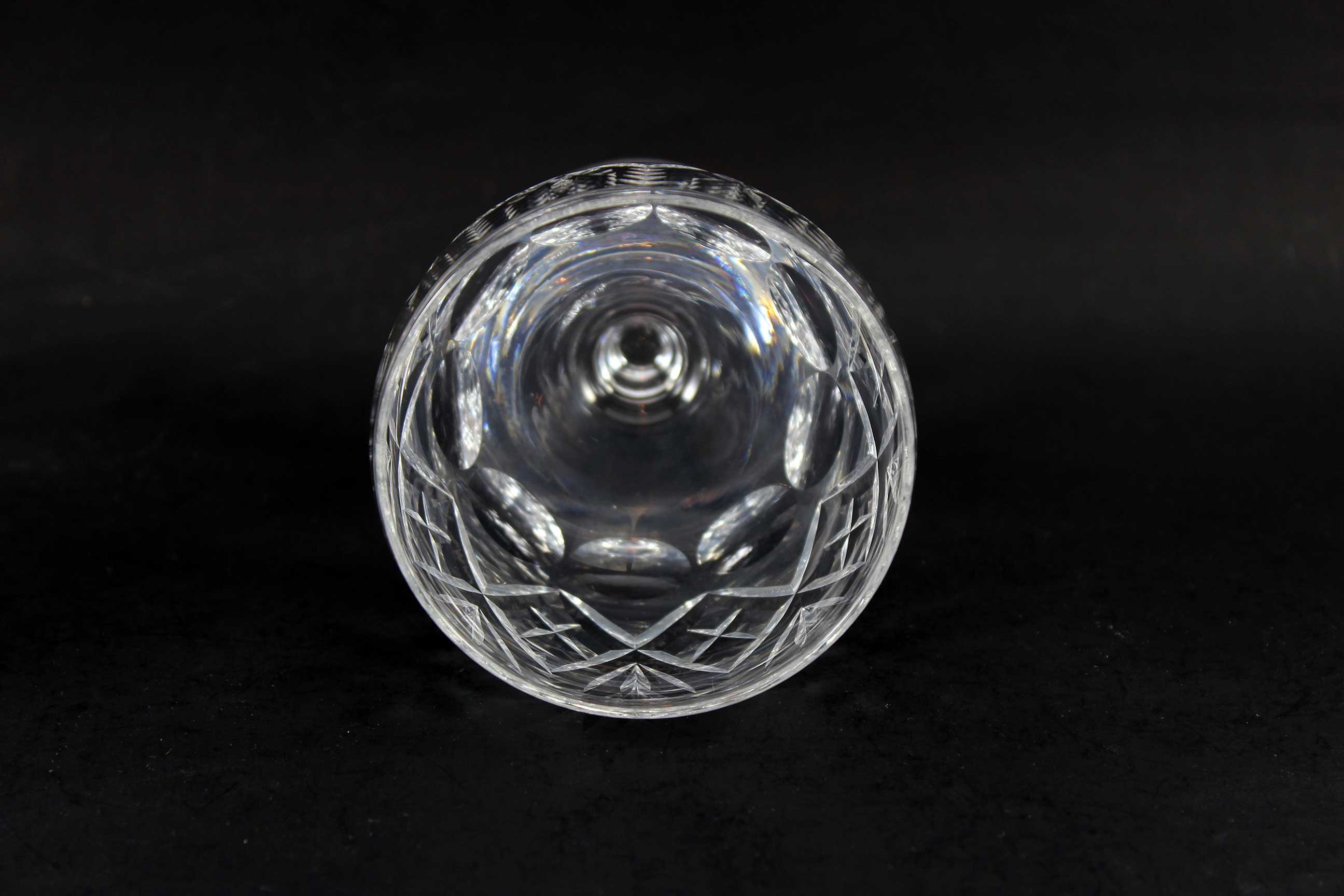 Webb Corbett Crystal, Georgian Pattern, Water Goblets