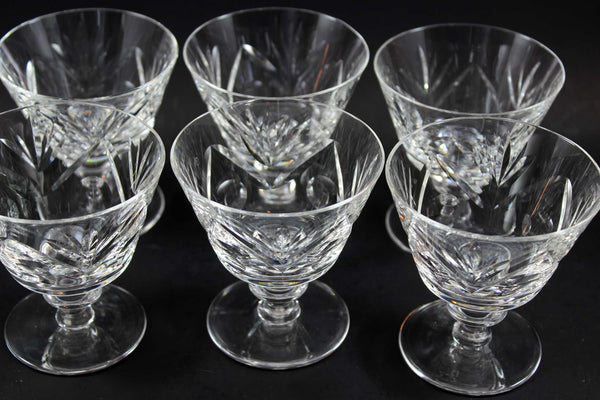 Webb Corbett Crystal, Sorbet or Dessert Glasses