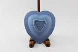 Wedgwood Jasperware Blue and White Heart Shaped Trinket Dish