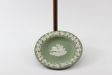 Wedgwood Jasperware Green and White Pin Dish