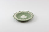 Wedgwood Jasperware Green and White Pin Dish