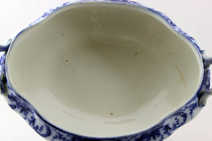 Wedgwood Antique Blue and White Covered Serving Dish