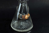 Glass and Sterling Whiskey Noggin, Antique